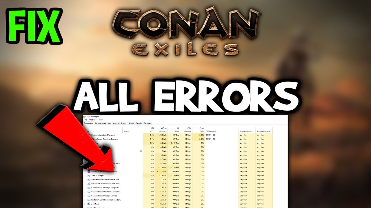 Conan Exiles  &ndash; How to Fix All Errors &ndash; Complete Tutorial