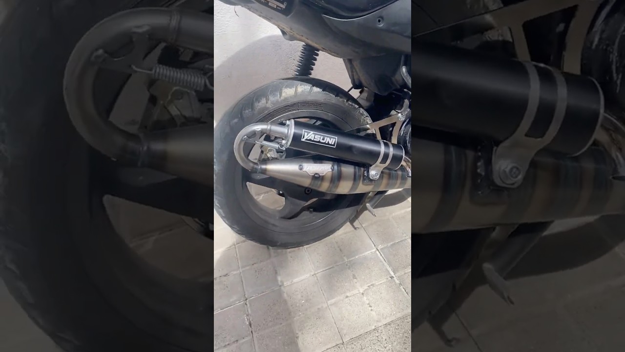 YASUNI CARRERA 10 #aeroxid #yasuni #cc #exhaust #montaje #tutorial #yamaha #yamahajog #yamahaaerox