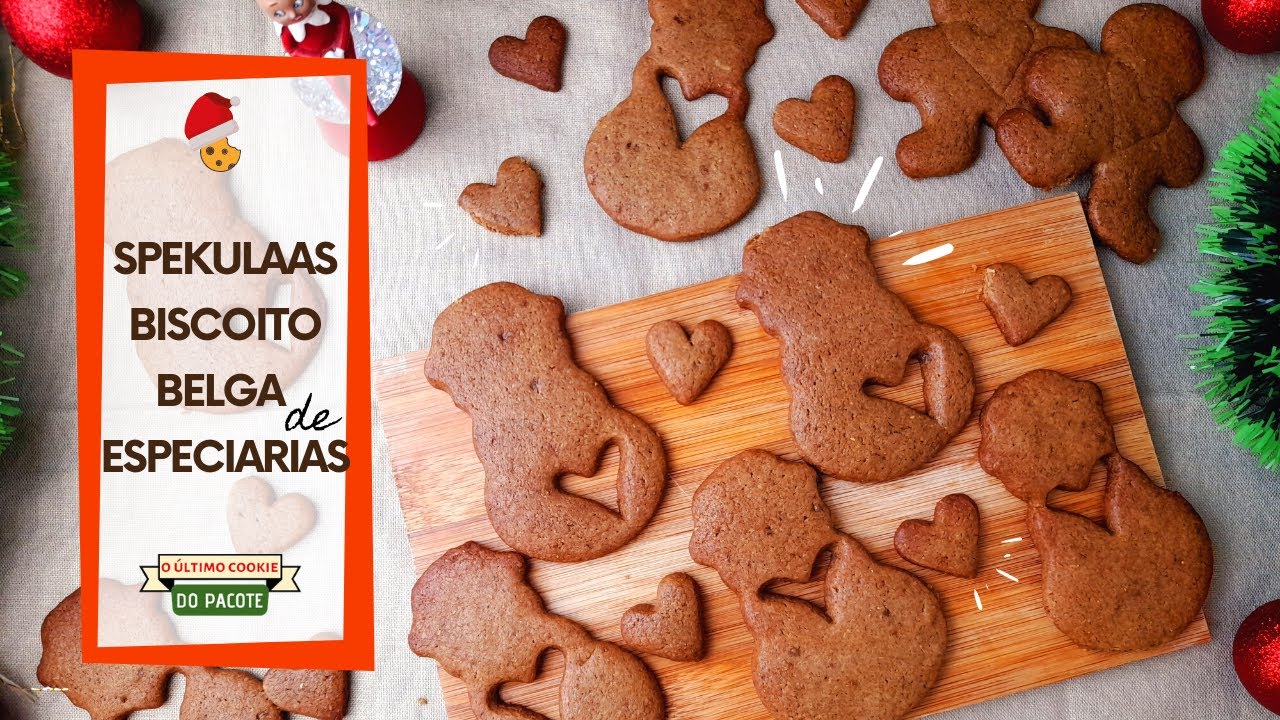 SPEKULAAS | ⛄ biscoito belga de especiarias perfeito para o Natal!