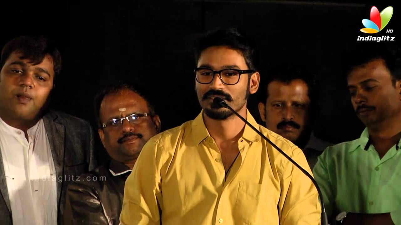 Dhanush Imitates Karthik Voice at  Anegan Audio launch | Harris Jeyaraj, KV Anand , Amyra Dastur
