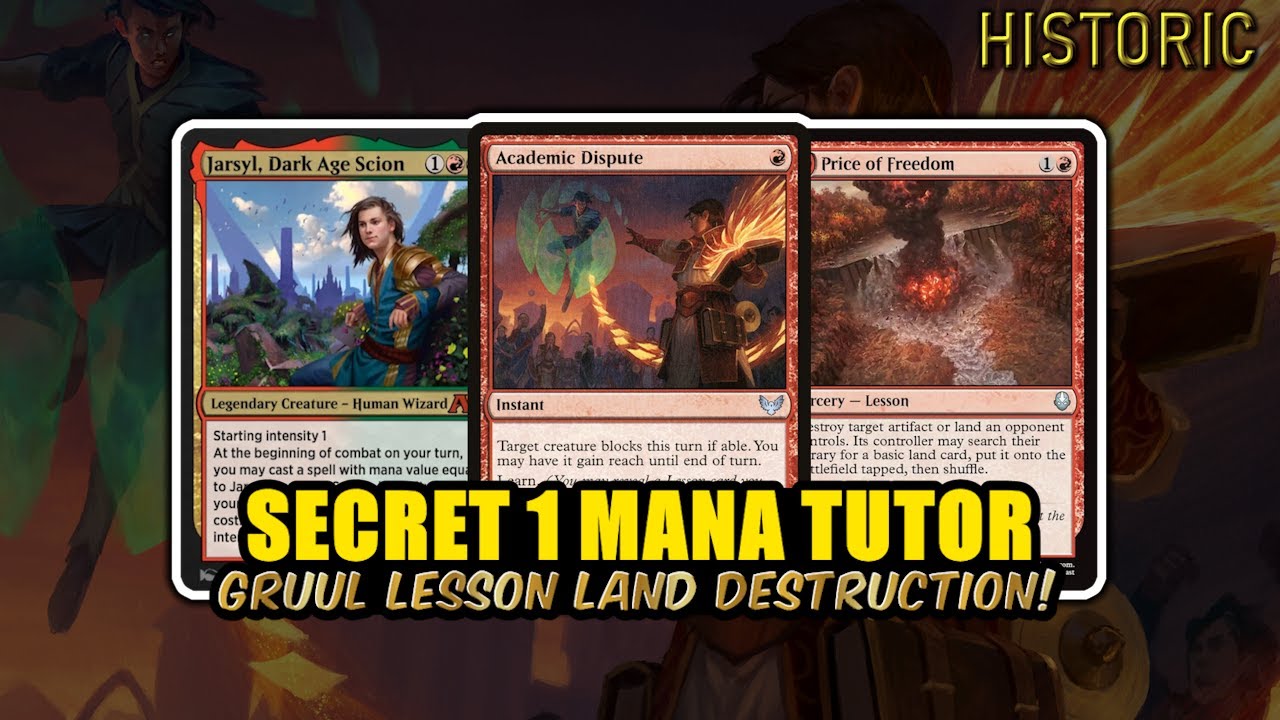 This Hidden 1 Mana Tutor Makes Gruul Land Destruction SCARY | Historic BO3 | MTG Arena