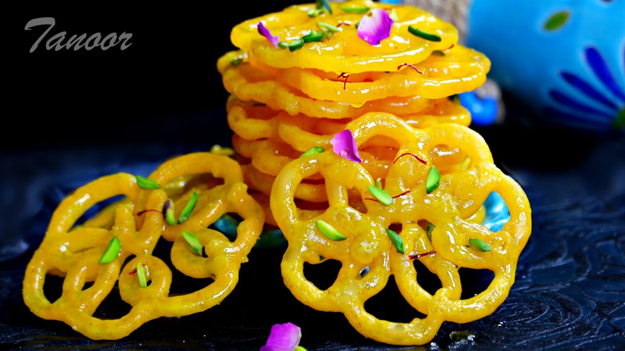 طرز تهیه زولبیا (بدون جوش شیرین) - دسر ماه رمضان | Jalebi Recipe (no baking soda) - Ramadan dessert