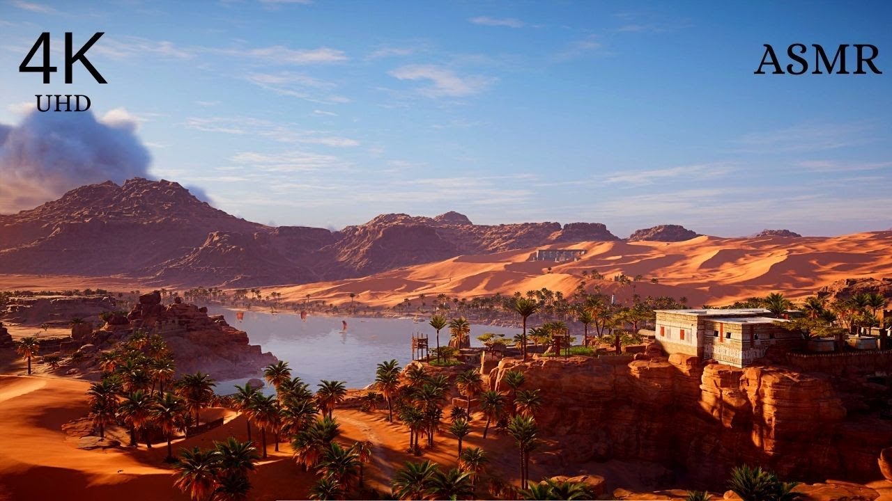Ancient Egyptian Siwa Oasis Relaxing Ambience ASMR
