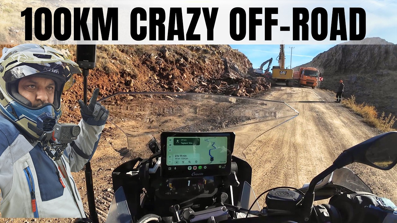 100KM CRAZY Off-Road! Konya to Alanya 😱 | Gravel, Sand & Mountains