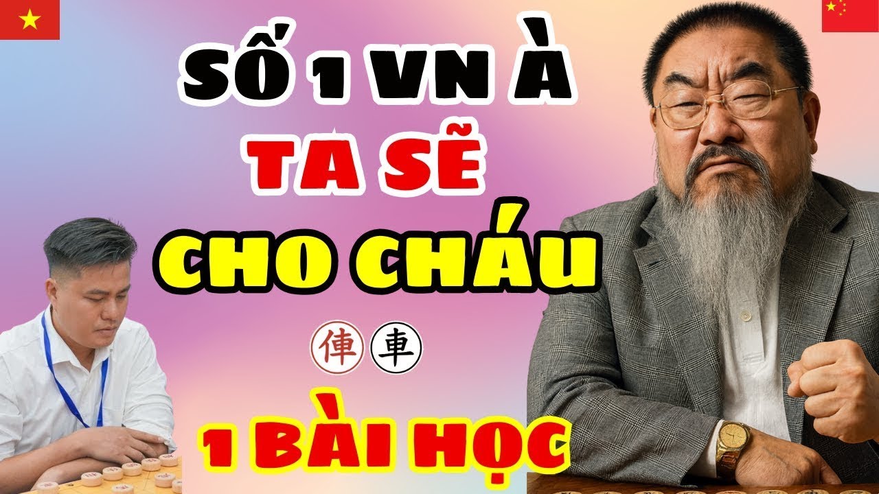 🔴CỜ TƯỚNG | Đại sư TQ ăn được xe cao giọng  