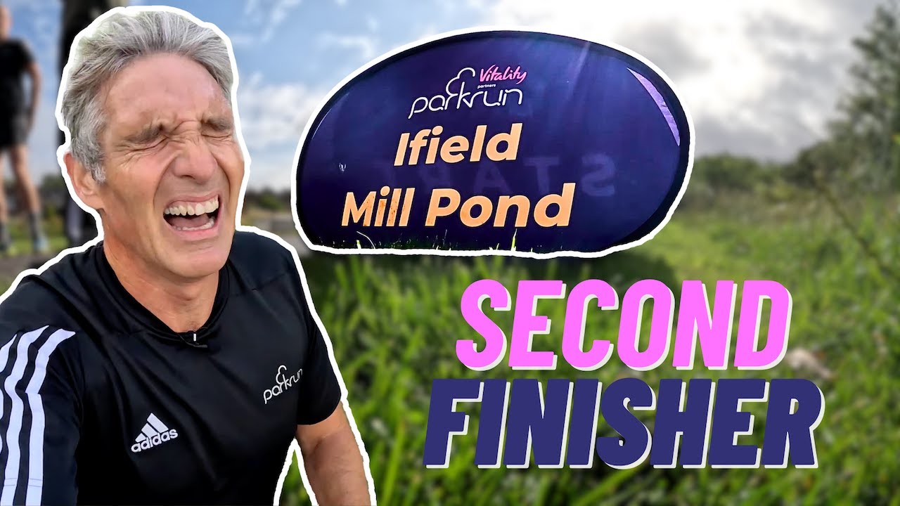 TRY the TWISTY Goose Poop Parkrun at Ifield Mill Pond! | Narrow, Slippery, and FUN!