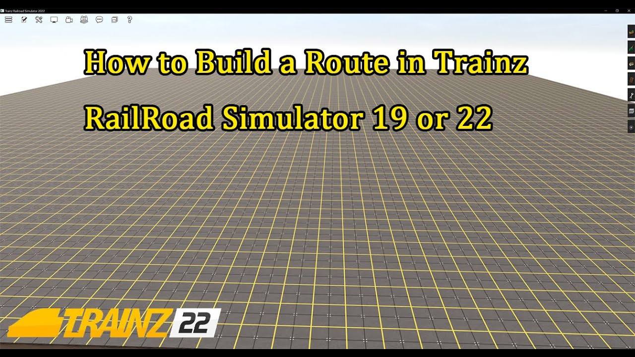 How to Build A Route In Trainz Railroad Simulator 2022 Episode 1: How to Start The Route.