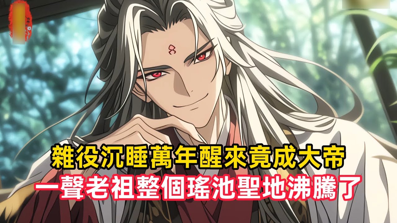 《雜役沉睡萬年醒來竟成大帝，一聲老祖整個瑤池聖地沸騰了》一覺醒來已是萬年後，昔日雜役弟子竟成當世大帝！面對魔門逼婚、宗門沒落的困境，他隨手捏死道眼境強者，震懾全場。瑤池聖地衰敗至此……#漫畫解說