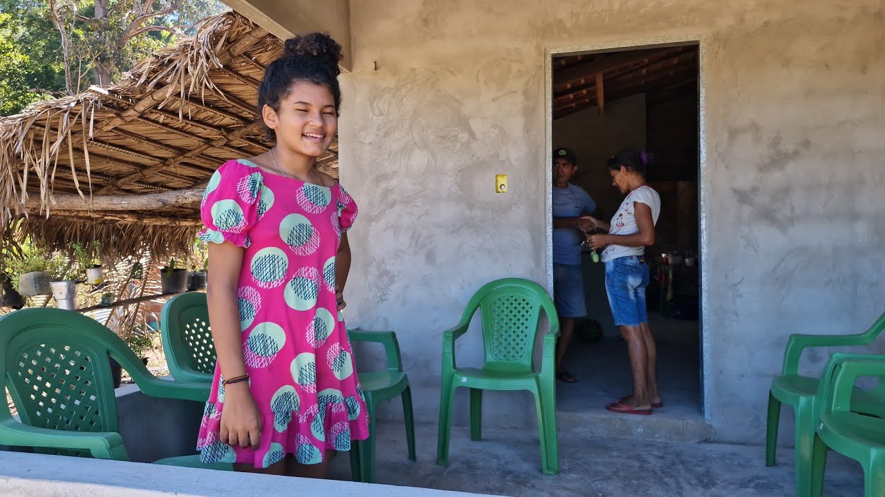 VEJA O ANDAMENTO DO REBOCO DA CASA DA FAMÍLIA JATOBA SO FELICIDADE 