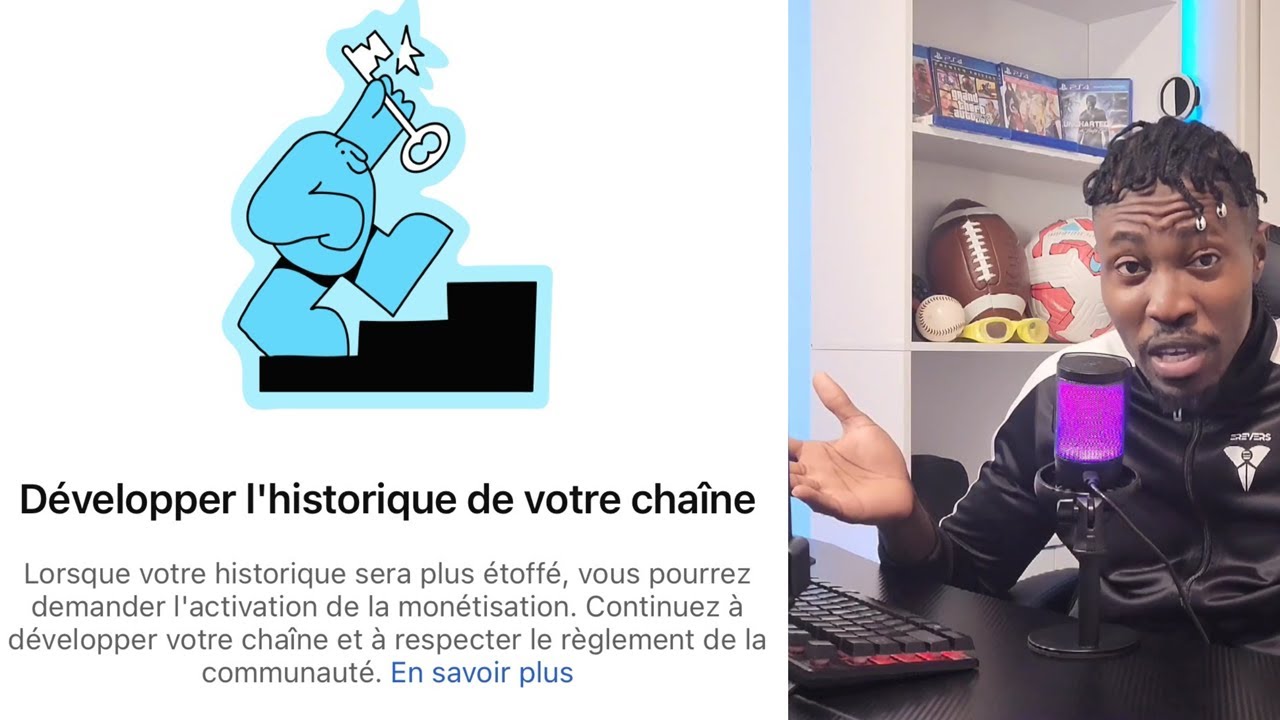 Comment suprimer Développer l'historique de votre chaîne qui bloque tout sur votre chaîne Youtube ?