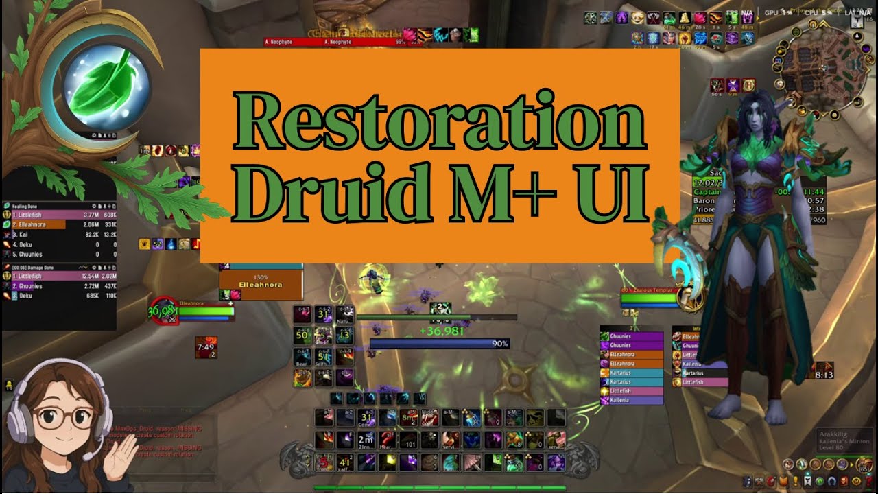 Resto Druid UI Setup Guide for Mythic+ | TWW Season 2