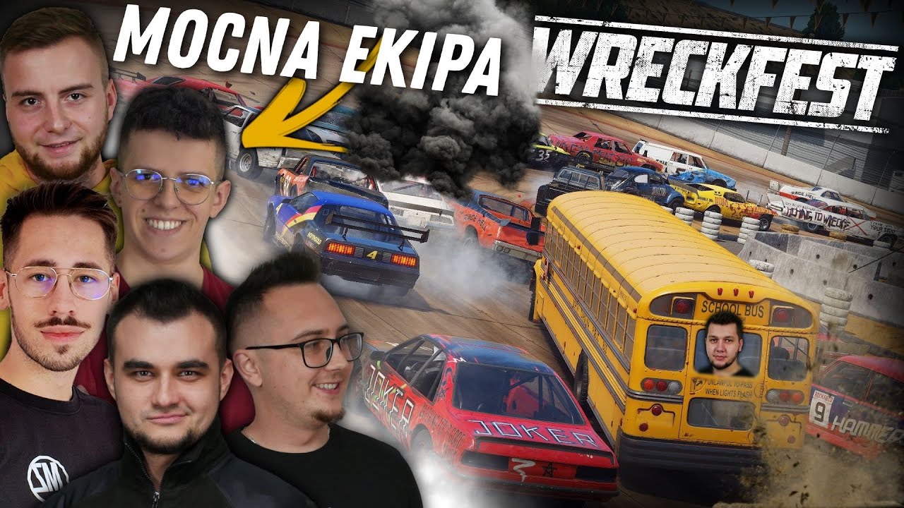 TA GRA WYGRYWA WSZYSTKO 😂 MOCNA EKIPA w WRECKFEST 🔥 WYŚCIGI WRAKAMI z MAFIASOLECTEAM ✅ MST