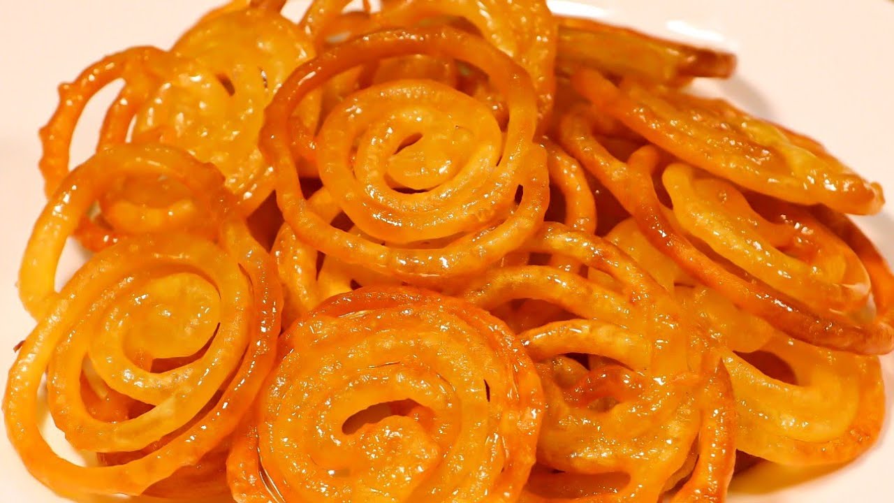 Only 4 Ingredients - कम सामान में जलेबी की विधि, Kurkuri Rasili Jalebi Recipe Hindi, Instant Jalebi