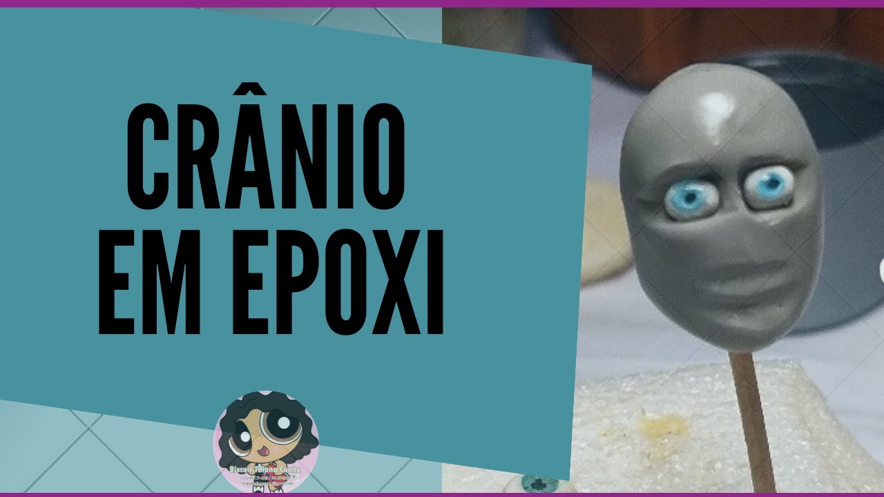 Cranio em epoxi  para escultura