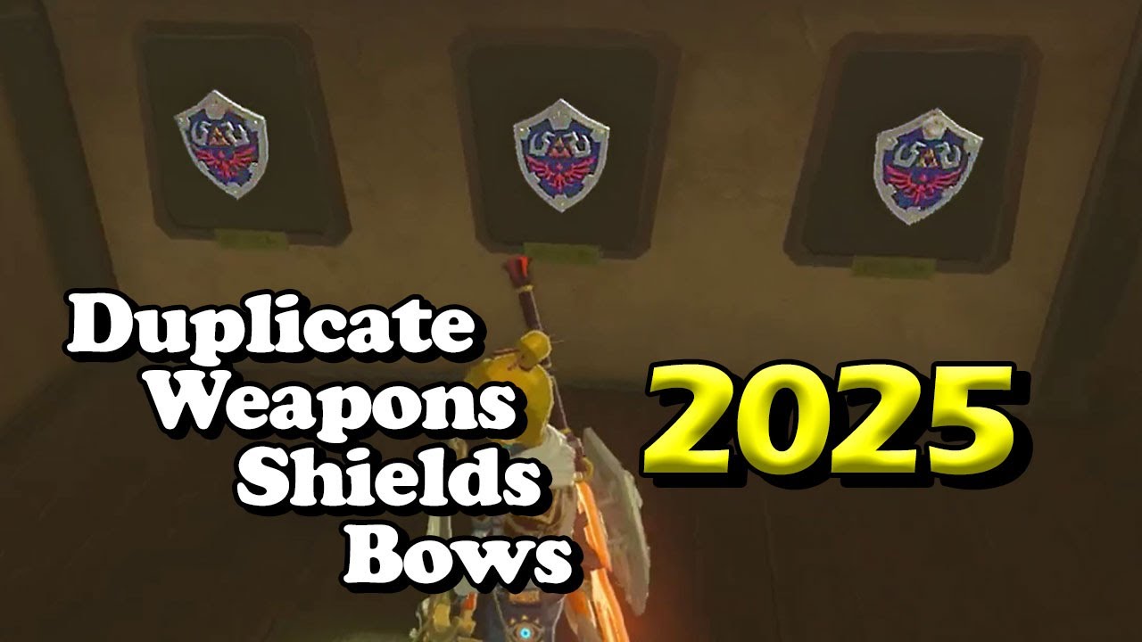 Duplicating Glitch Weapons Bows & Shields Still Works in 2025 Zelda Breath of The Wild | BoTW