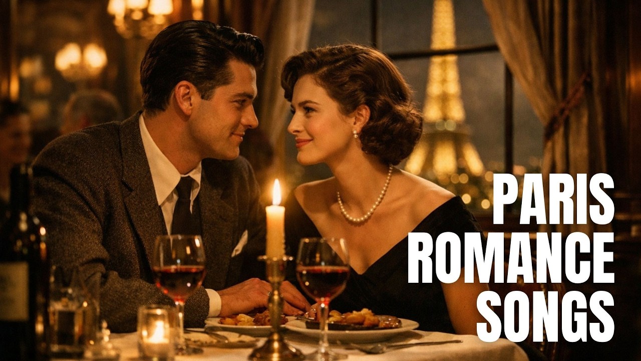 Candlelight Dinner in Paris 🕯 Romantic French Background Music (1 Hour)