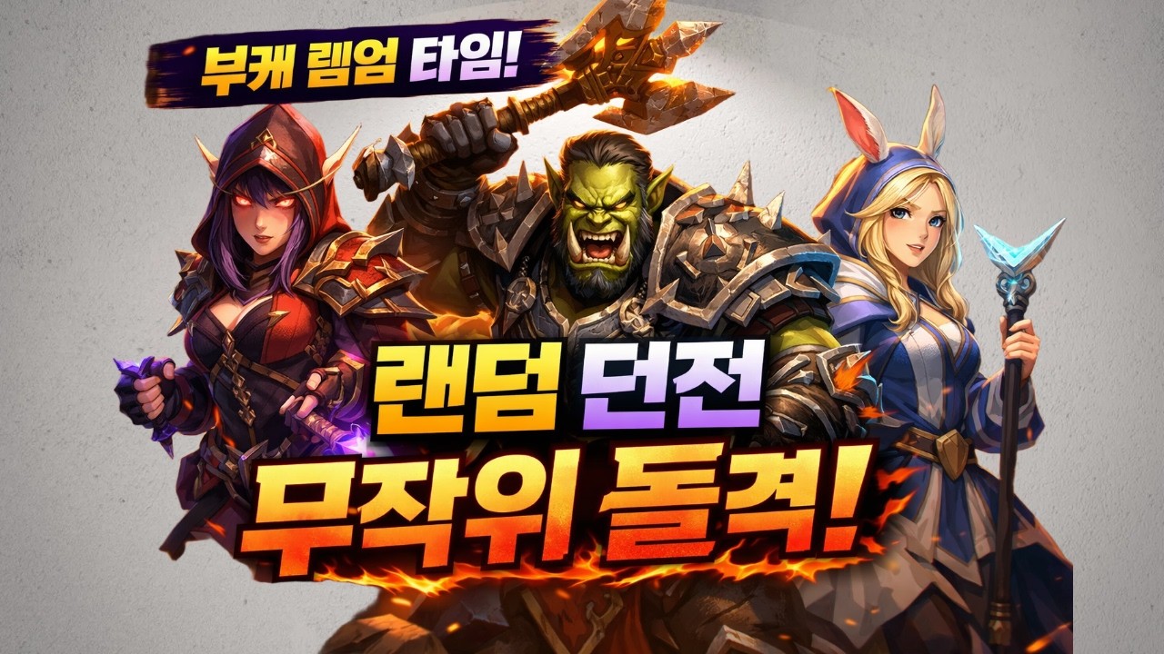 잔잔한 째즈와 함께 부캐 렙업! 무작위 일반던전 돌면서 쑥쑥 성장 중 ⚔️ | World of Warcraft
