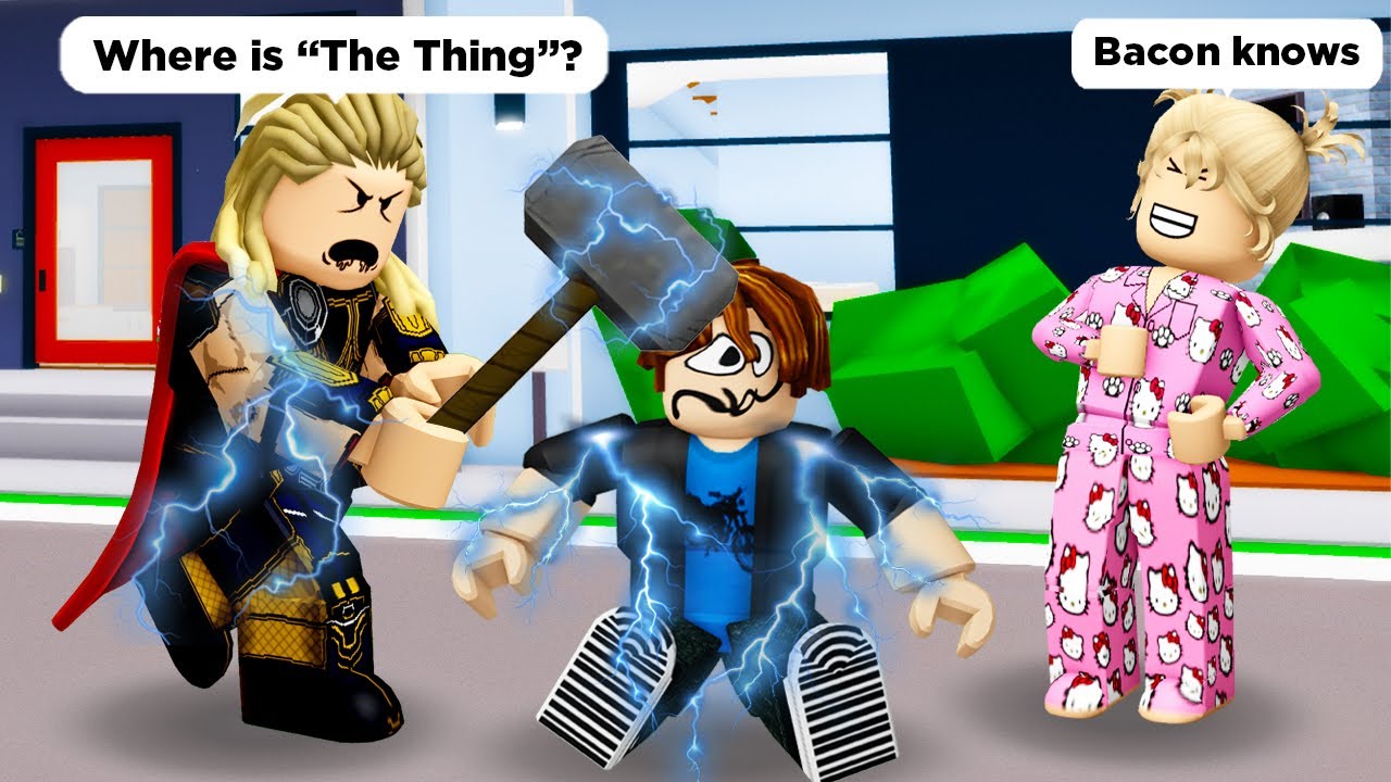 THE THING 🥓 Roblox Brookhaven 🏡 RP - Funny Moments