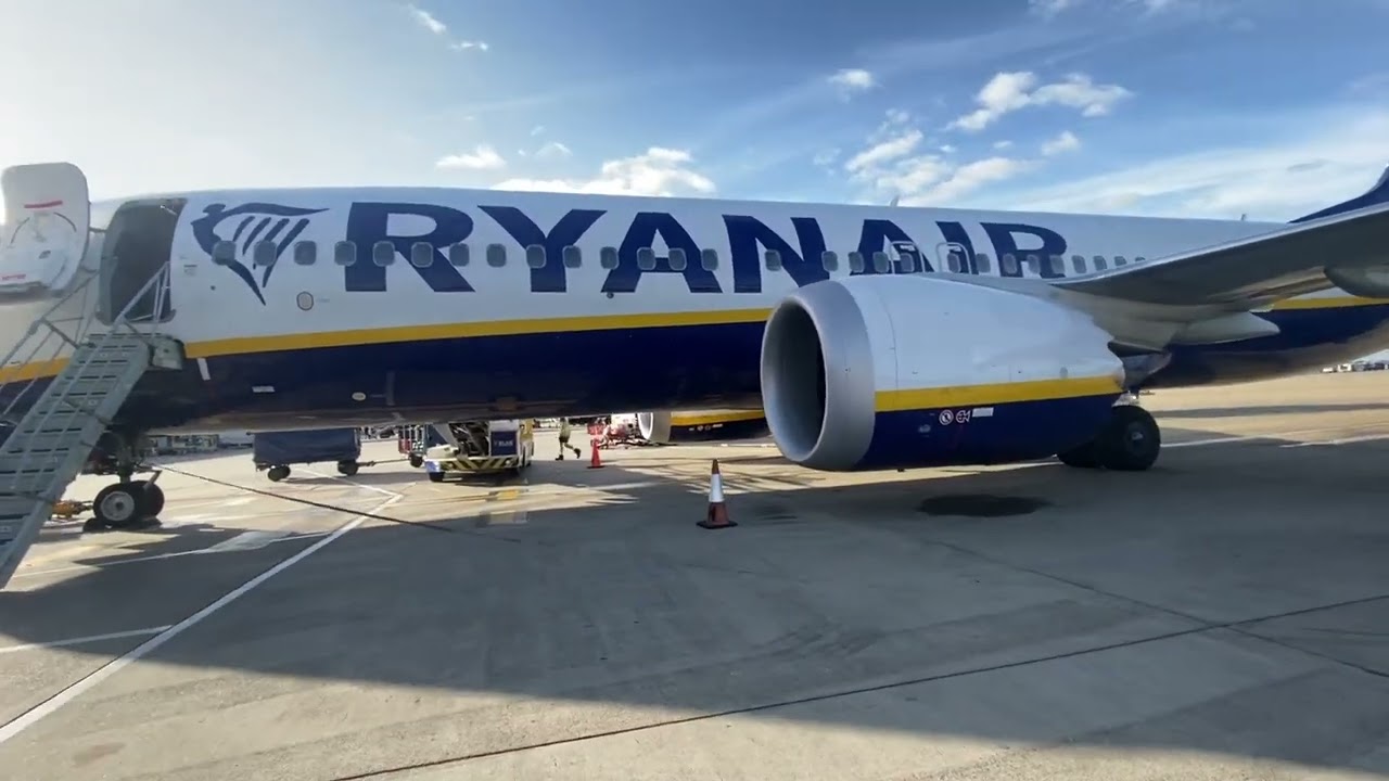 Getting on a Ryanair flight to Malaga Airport from Stansted Airport-Gate 87