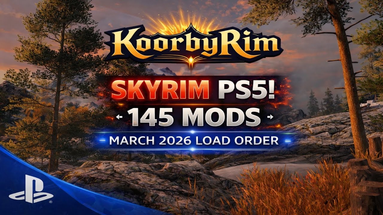 Skyrim PS5 Definitive Load Order March 2026