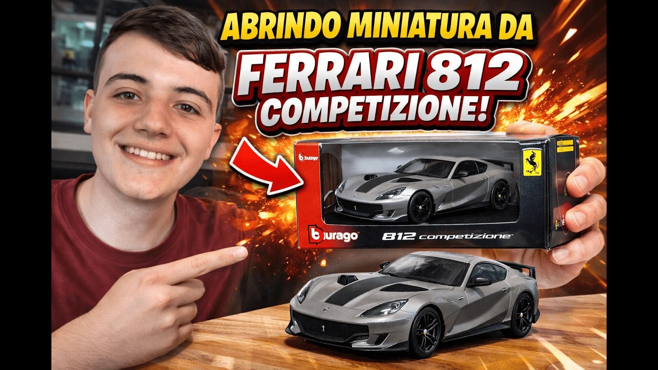 Ferrari abrindo 812 competizione  #ferrari #macthbox #hotwheels #caminhoparaumavidamelhor