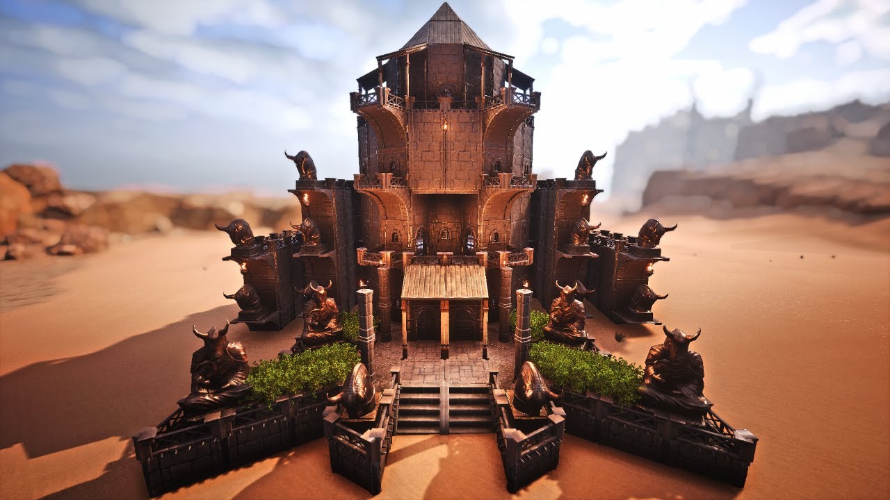 Conan Exiles: Руководство по строительству базы Solo Tower (Арена и Туранская башня)