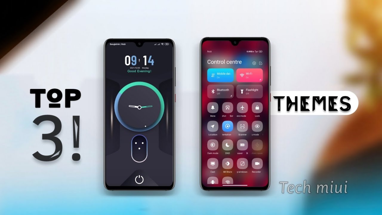 Miui 12 Top 3 Premium Ui Themes| Miui 12 Themes| You Should Try Now 🔥