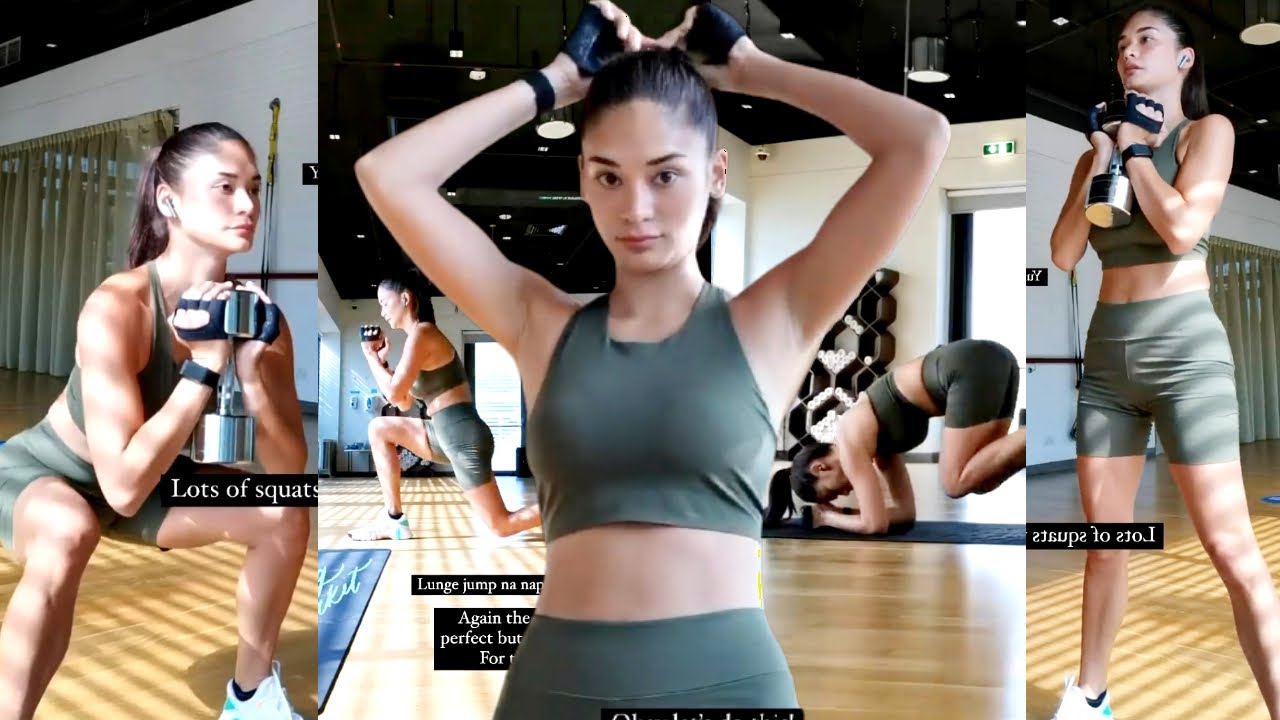 Miss Universe 2015 Pia Wurtzbach SHOWS OFF her GYM Routines!