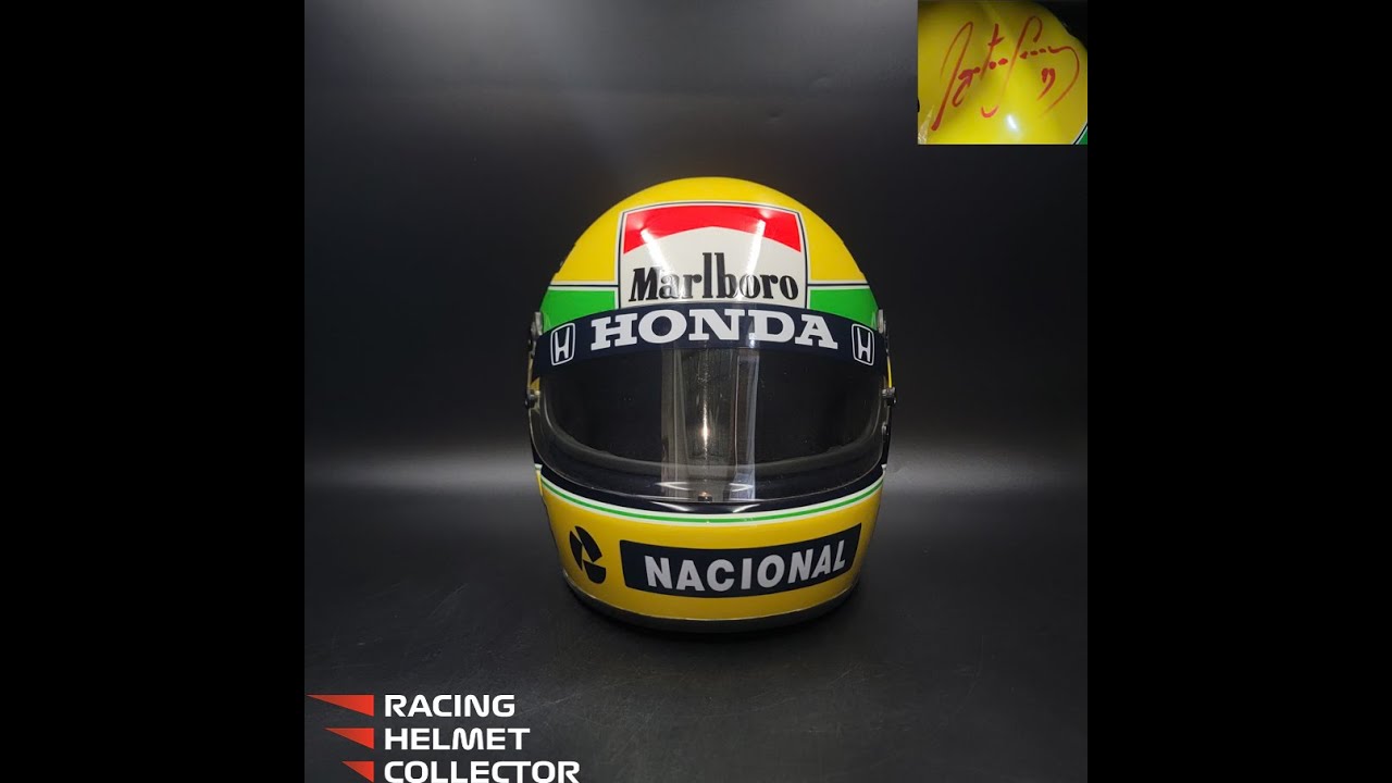 Unboxing Ayrton Senna&rsquo;s RAREST Signed Helmets | 1985 Lotus & 1988 McLaren Direct Crown Editions