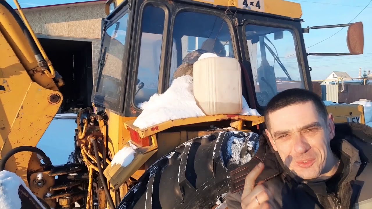ЛТЗ Эксковатор первый выезд после настройки ТНВД