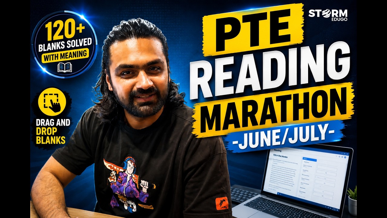 PTE Reading Drag and Drop Explained | Guaranteed Score Boost | Day 1 Reading Marathon June July 2026