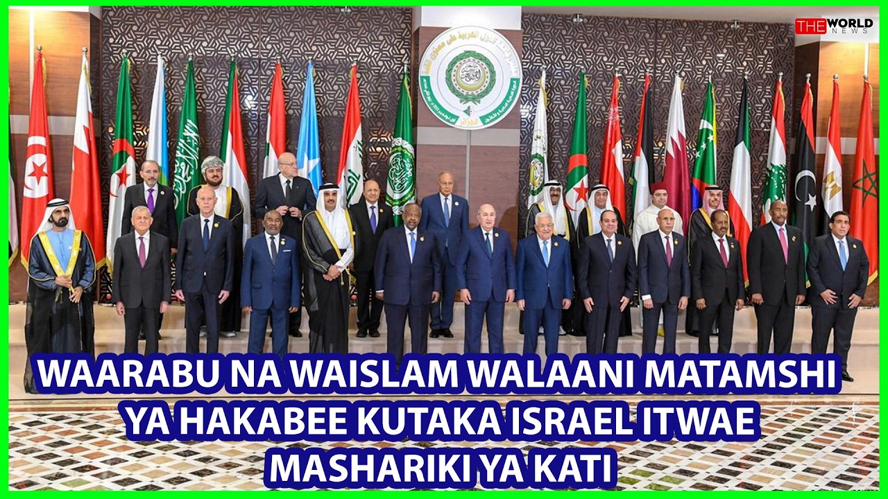 WAARABU NA WAISLAM WALAANI KAULI YA NCHI ZAO KUWA CHINI YA ISRAEL KWA MUJIBU WA BIBLIA