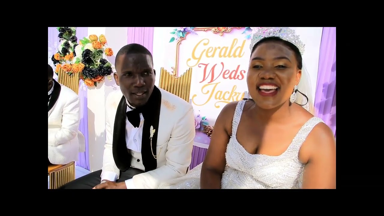 Gerald weds Jackie