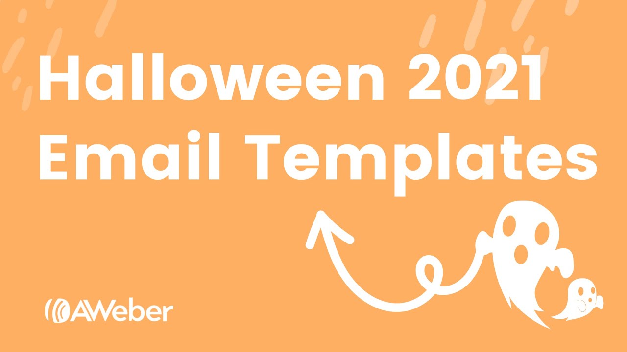 AWeber's 2021 Halloween email templates