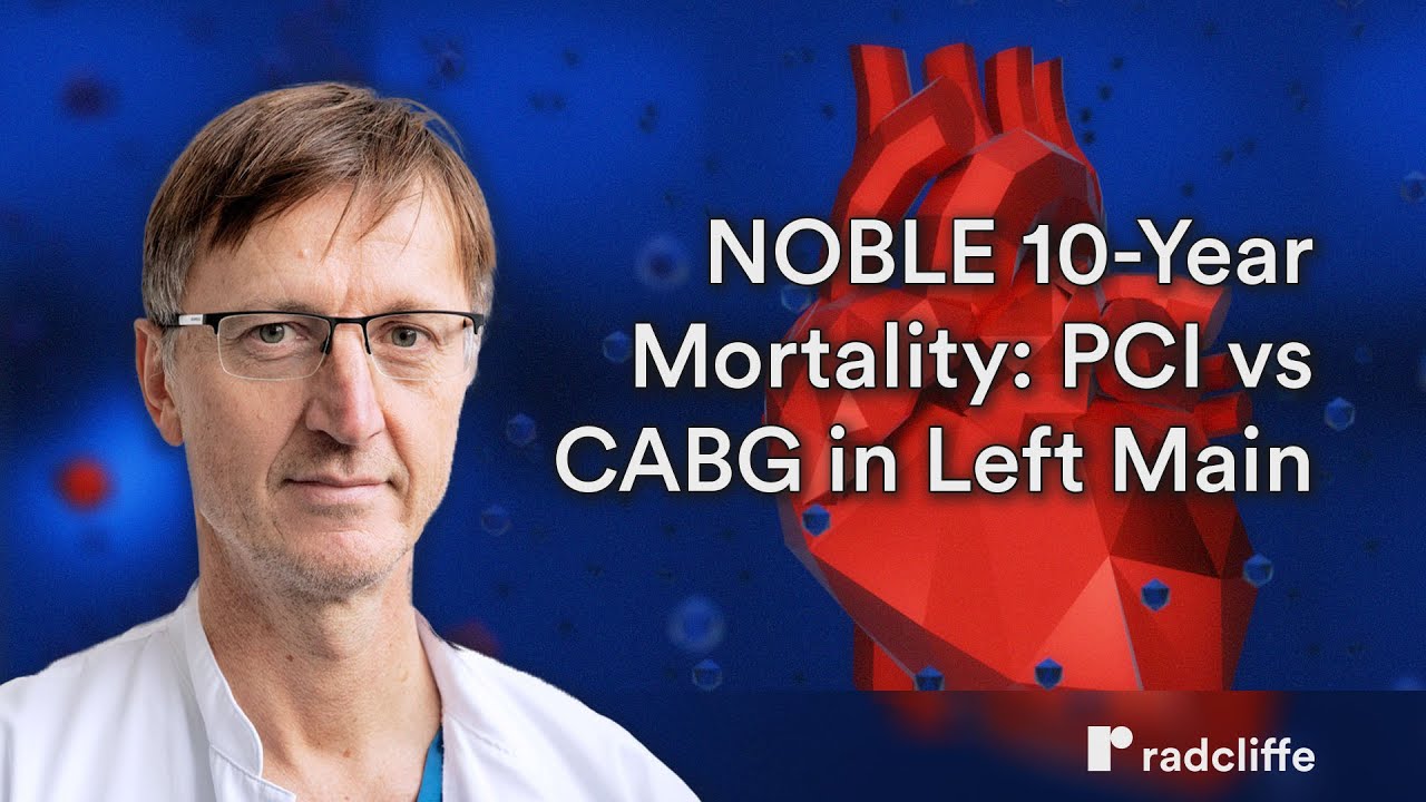 TCT 2025: 10-летняя смертность в NOBLE: ЧКВ против АКШ при поражении левой коронарной артерии