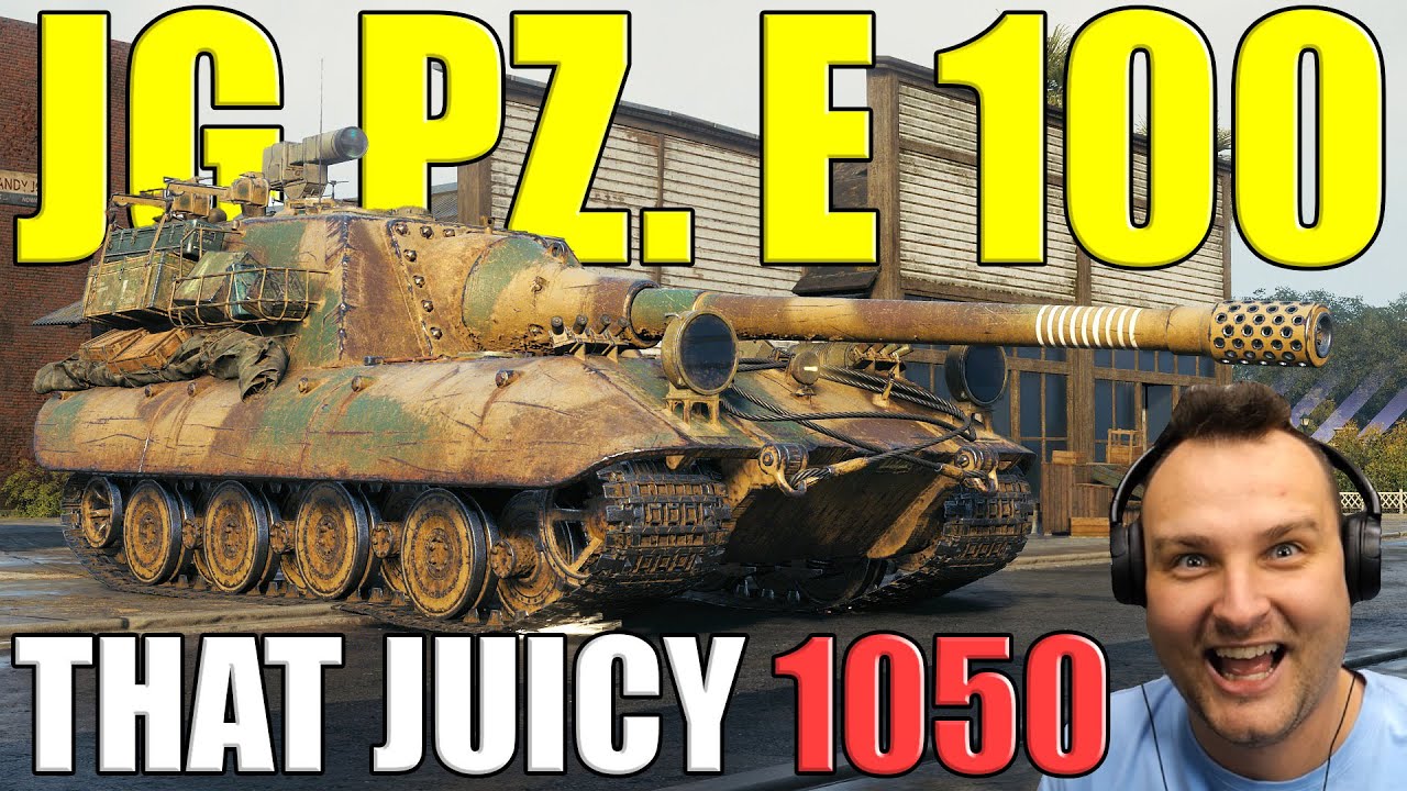 Epic 1050 HP Blasts by Jg.Pz. E 100! | World of Tanks
