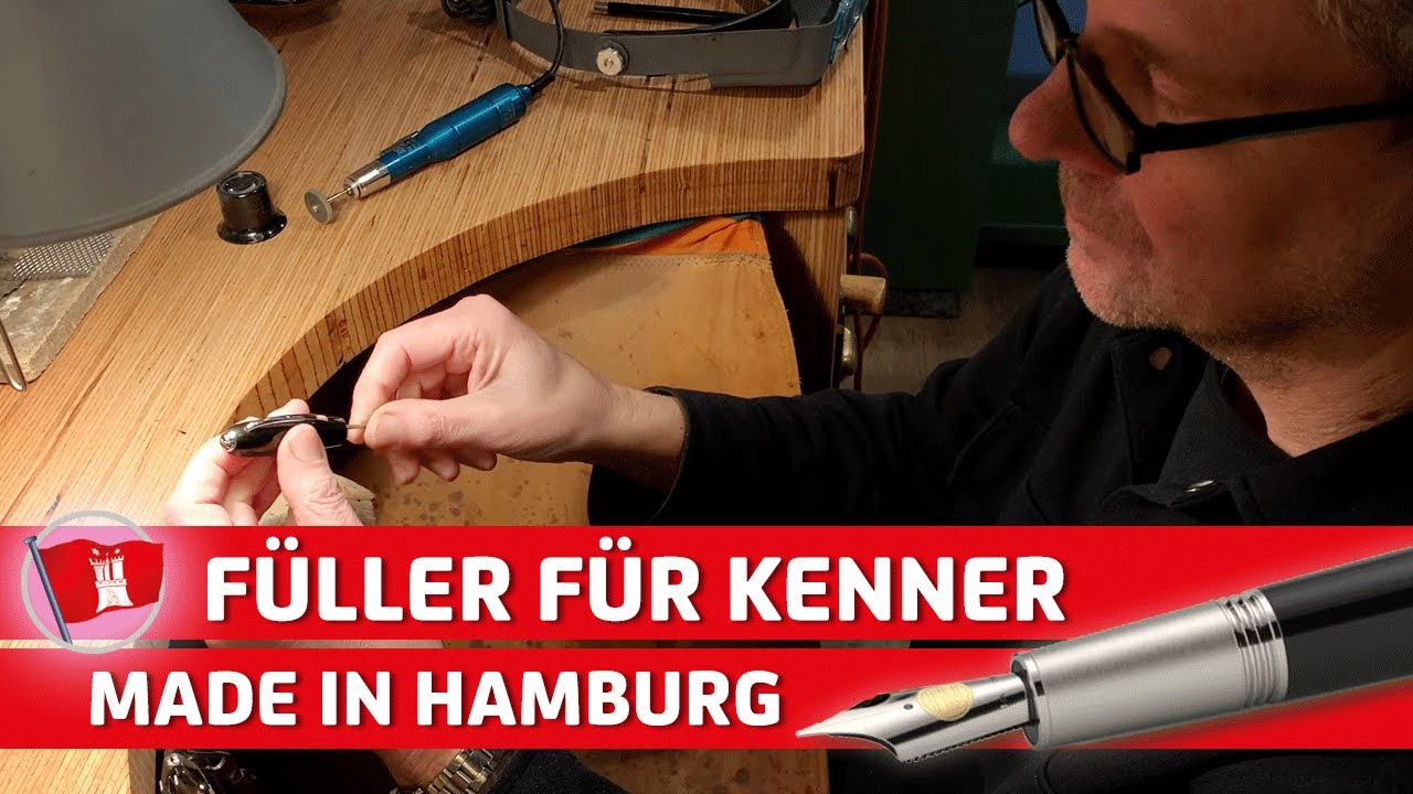 Manufaktur in Hamburg - so entstehen Füller für die Ewigkeit in Handarbeit