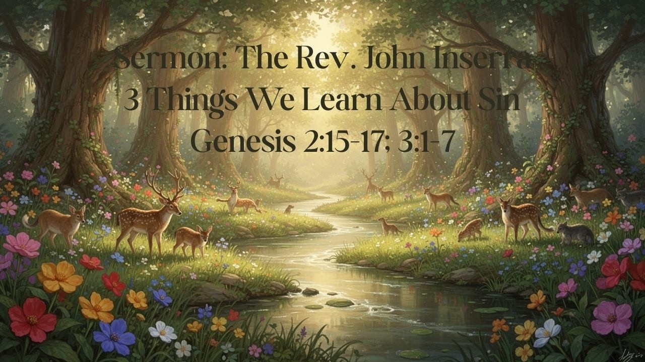 Sermon: 3 Things We Learn About Sin (Genesis 2:15-17; 3:1-7)