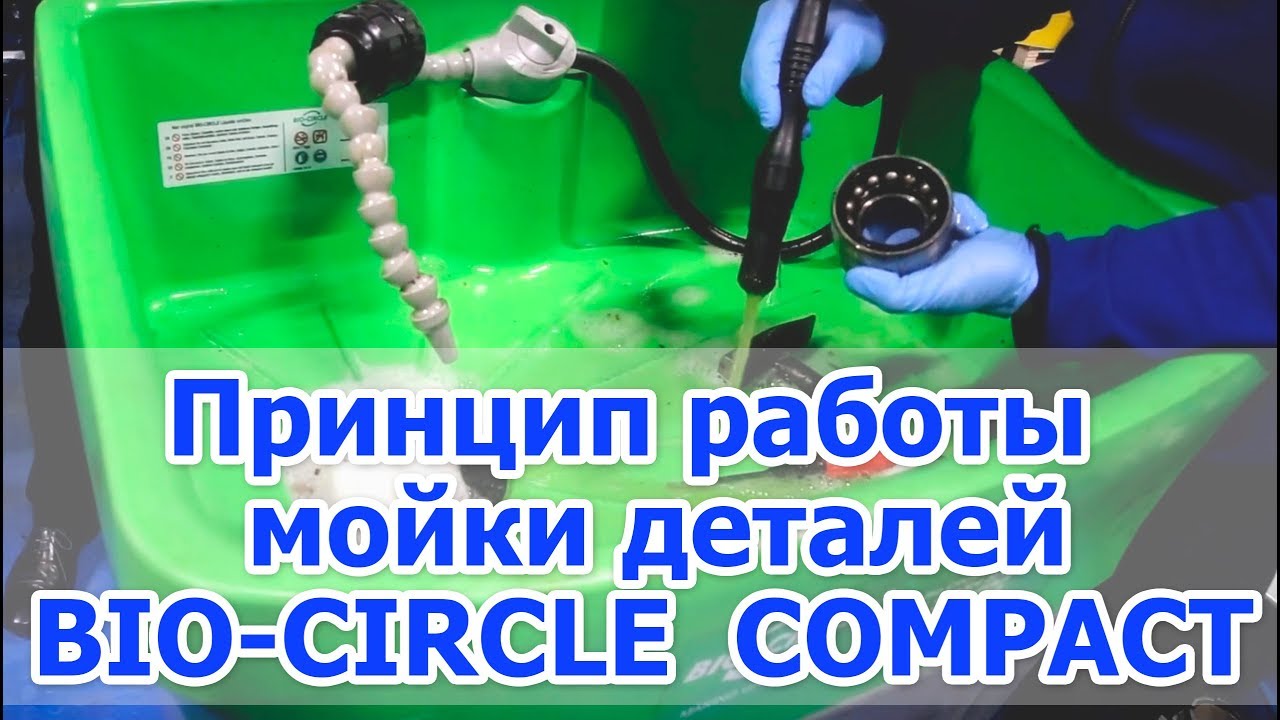 Мойка деталей BIO-CIRCLE COMPACT. Принцип работы