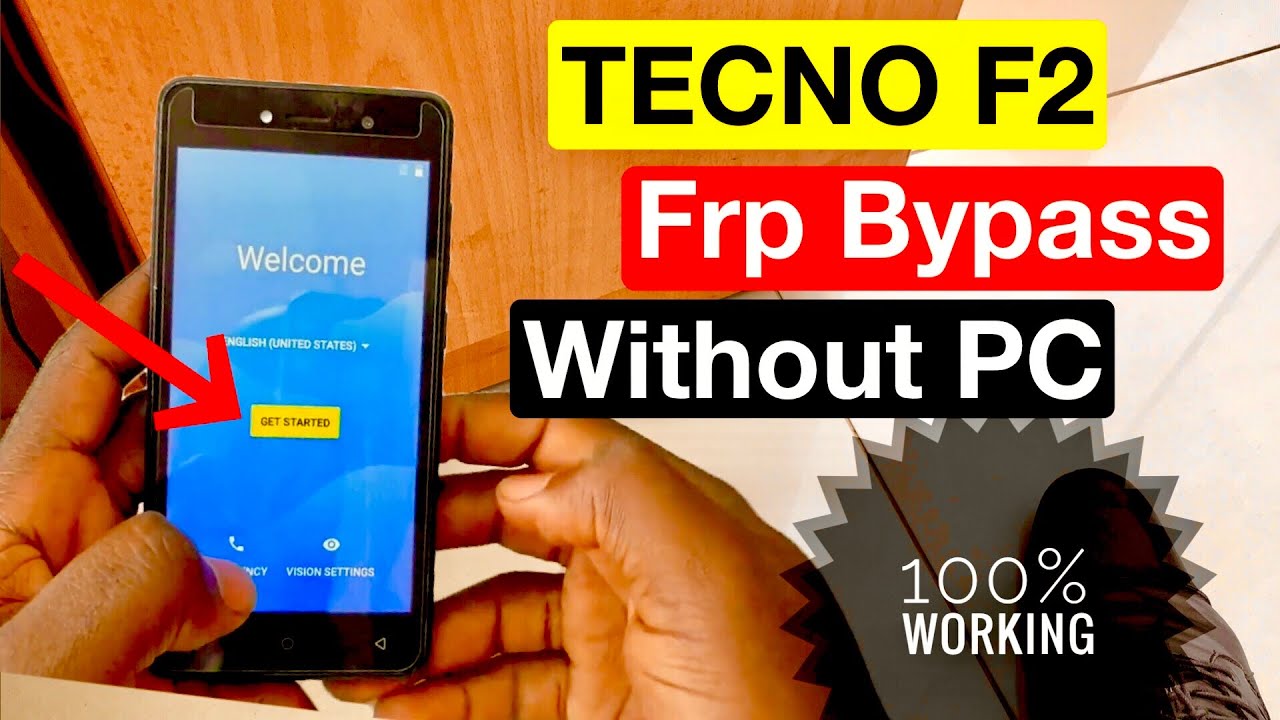 Tecno F2 frp bypass || Remove google account verification lock || 100% work!!!