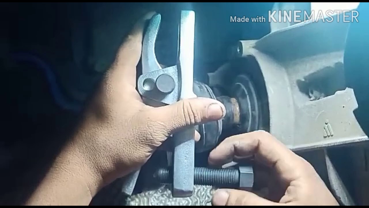 Porche Cayenne propeller shaft removal