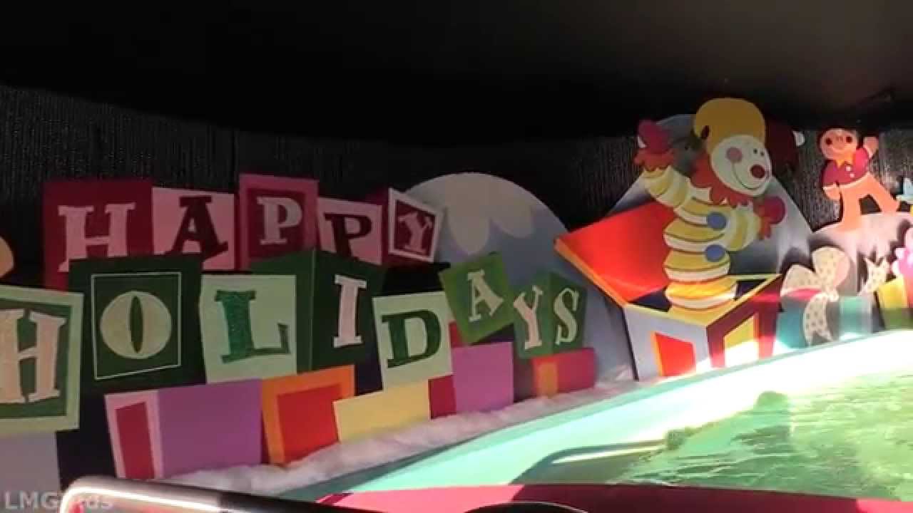It's a Small World Holiday 60fps 1080p POV Full Complete Ridethrough
