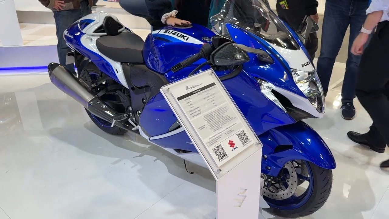 New Suzuki Hayabusa (2026) – Special Edition Blue! | Walkaround & Sound (EICMA 2025)