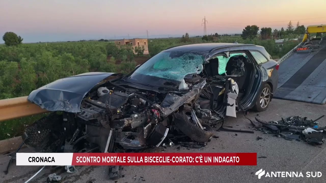 20 APRILE 2025 - SCONTRO MORTALE SULLA BISCEGLIE - CORATO, C’È UN INDAGATO