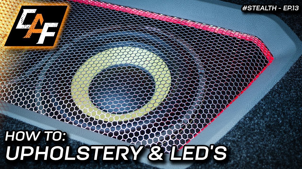 LIGHT IT UP! LED lit plexiglass acrylic & upholstery