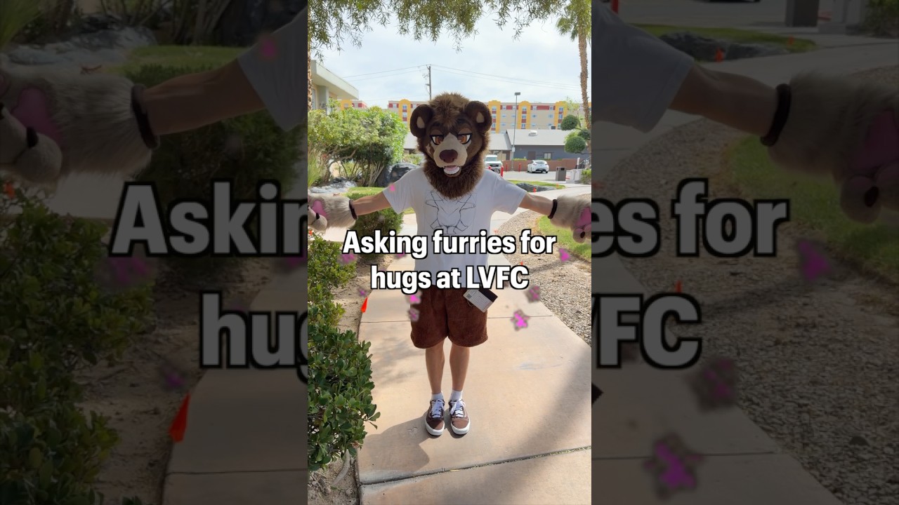 i hugged a famous furry in Las Vegas