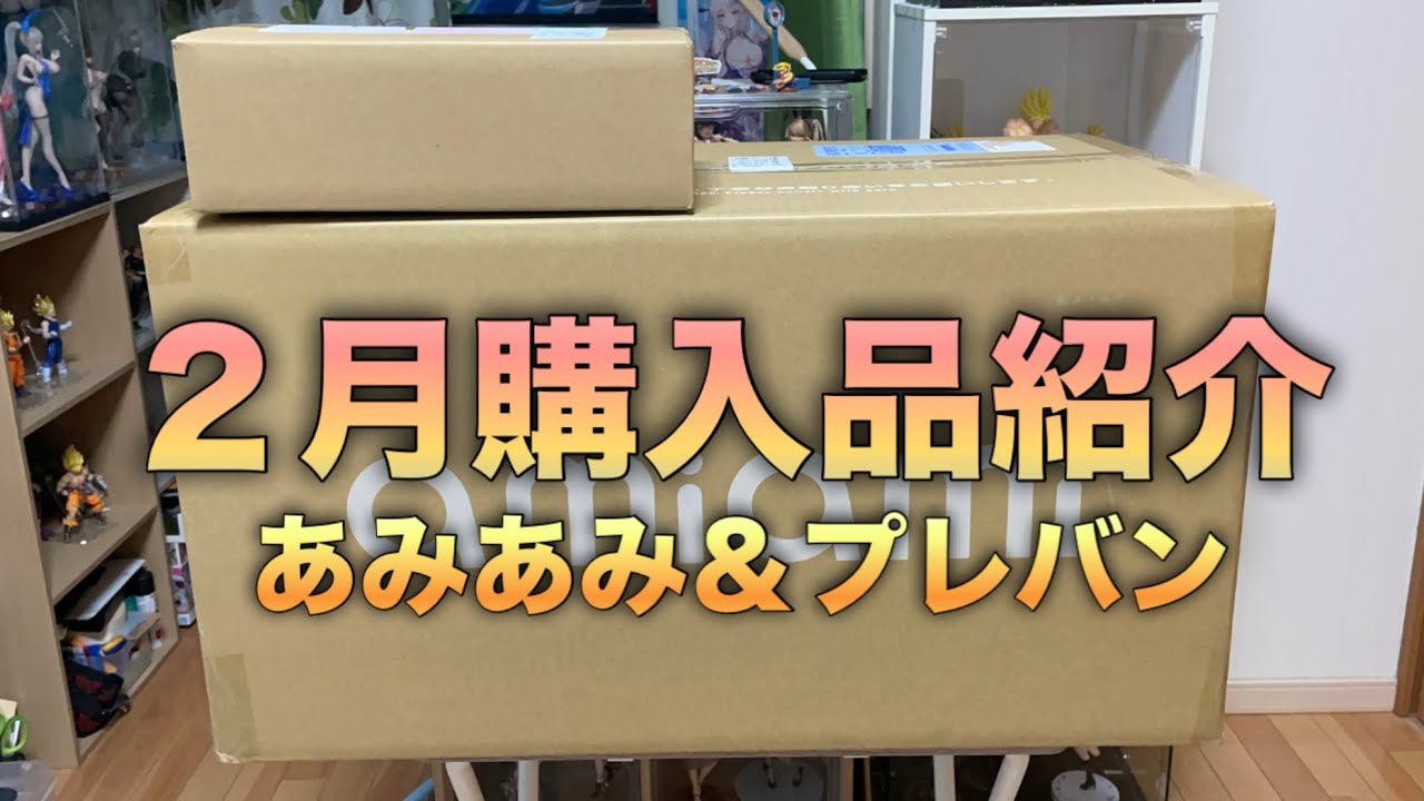 【バカデカい箱が届いた！】2月購入品紹介！あみあみ＆プレミアムバンダイ