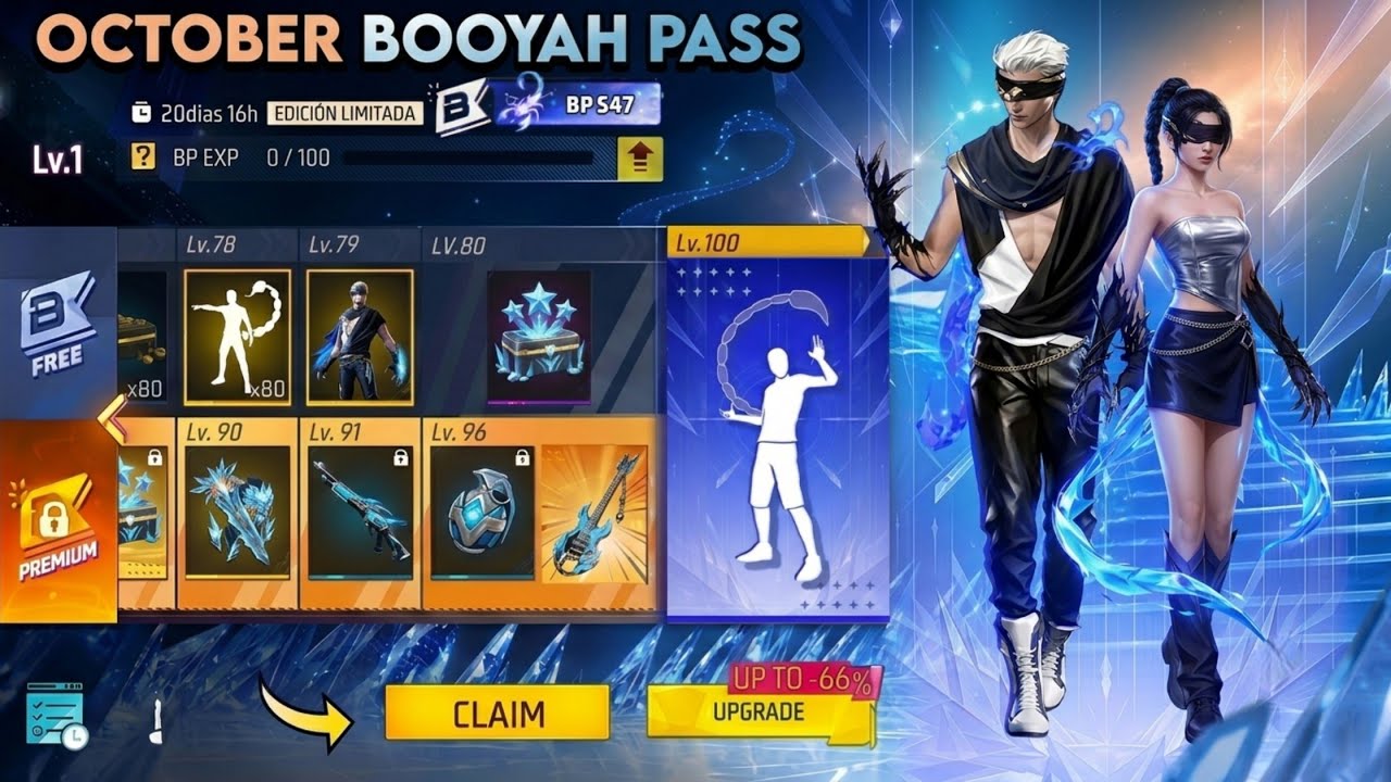 OCTOBER BOOYAH PASS REVIEW 2026 | NOVEMBER BOOYAH PASS FF, NEXT BOOYAH PASS REVIEW, FF NEW EVENT