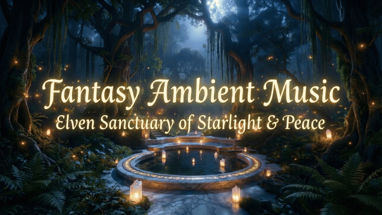 Elven Forest Sanctuary | Relaxing Fantasy Music for Sleep, Study & Meditation