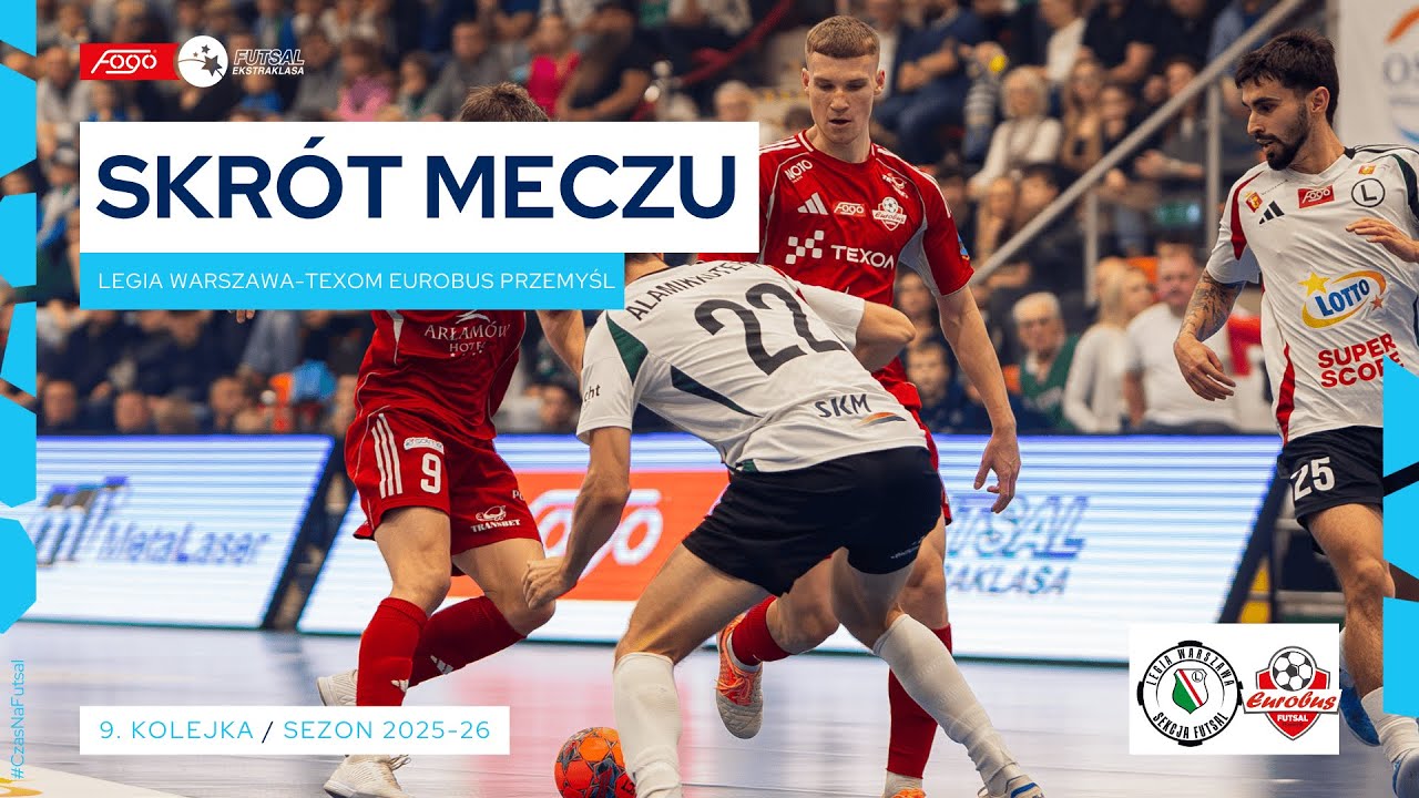 Legia Warszawa - Texom Eurobus Przemyśl 4:10 SKR&Oacute;T | 9. kolejka (2025/26)